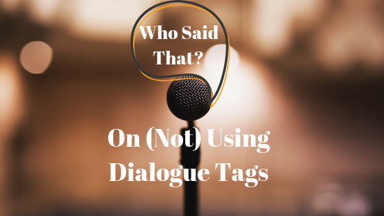 Who Said That? – On (Not) Using Dialogue Tags