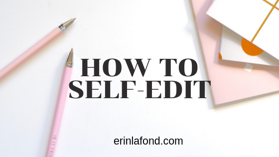 how to self-edit