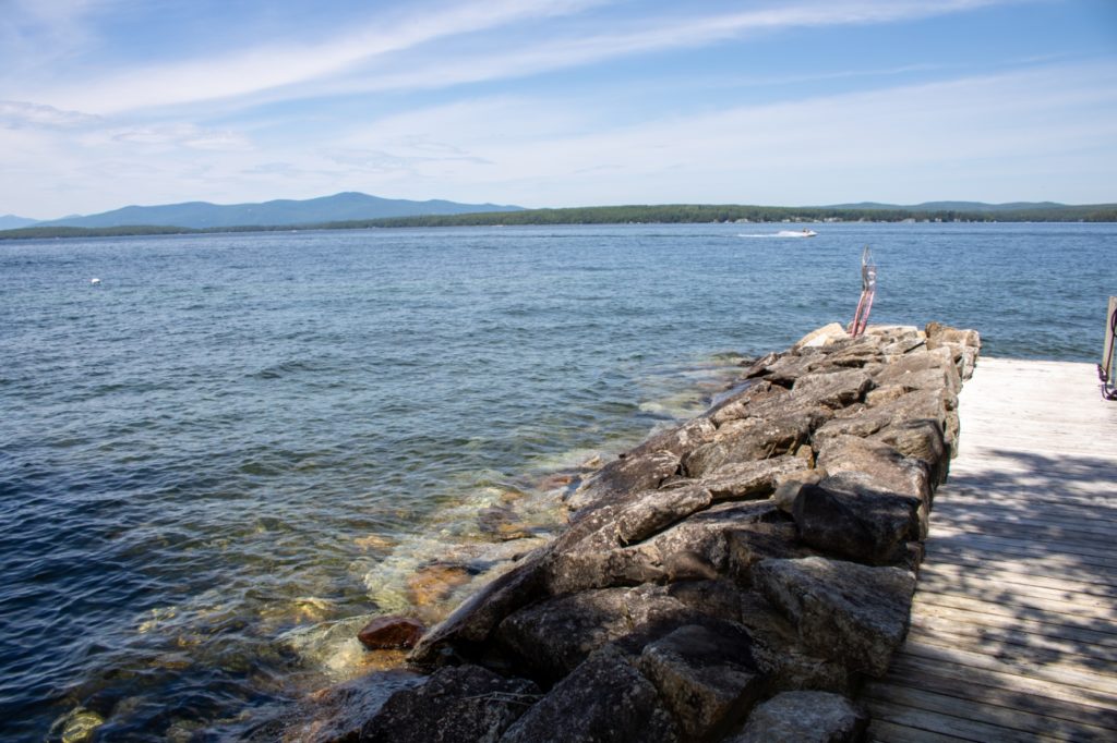 Lake Winnipesaukee from private dock